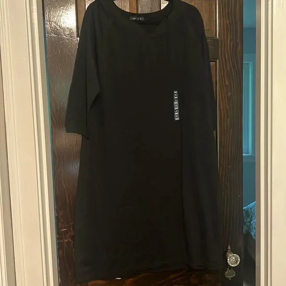 Black knit dress - Picture 1 of 3